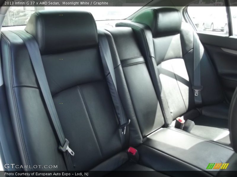 Rear Seat of 2013 G 37 x AWD Sedan