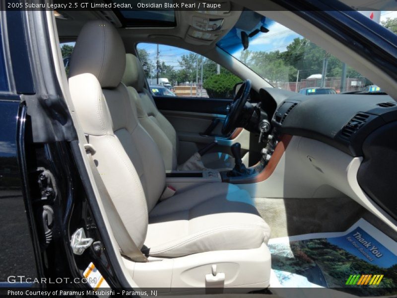 Obsidian Black Pearl / Taupe 2005 Subaru Legacy 2.5 GT Limited Sedan