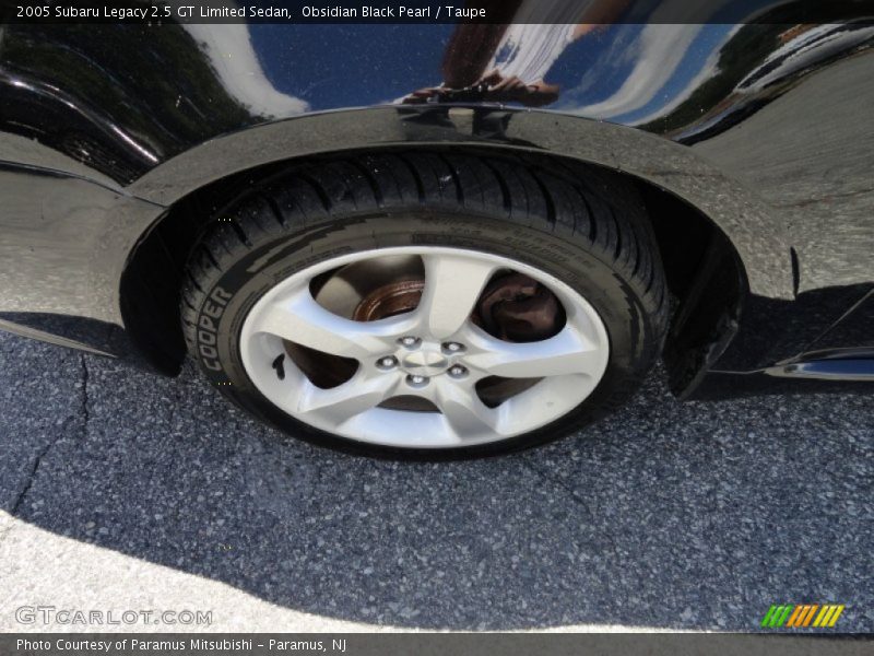 Obsidian Black Pearl / Taupe 2005 Subaru Legacy 2.5 GT Limited Sedan