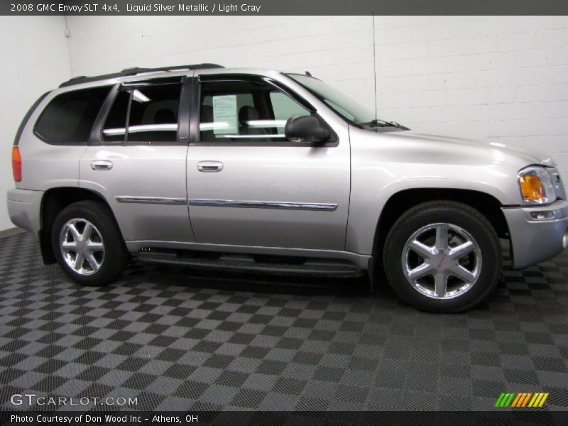 Liquid Silver Metallic / Light Gray 2008 GMC Envoy SLT 4x4