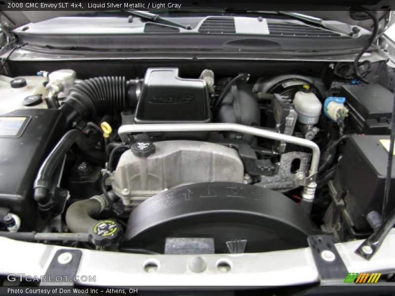 Liquid Silver Metallic / Light Gray 2008 GMC Envoy SLT 4x4