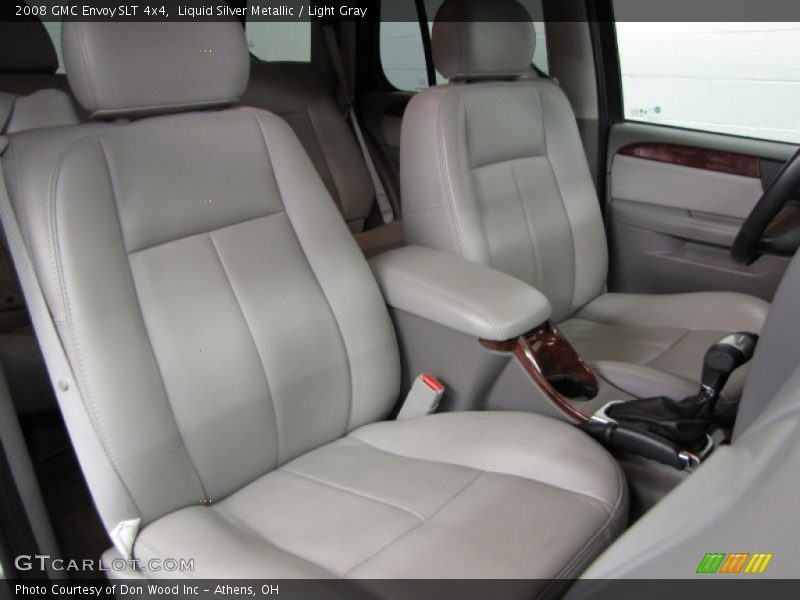Liquid Silver Metallic / Light Gray 2008 GMC Envoy SLT 4x4