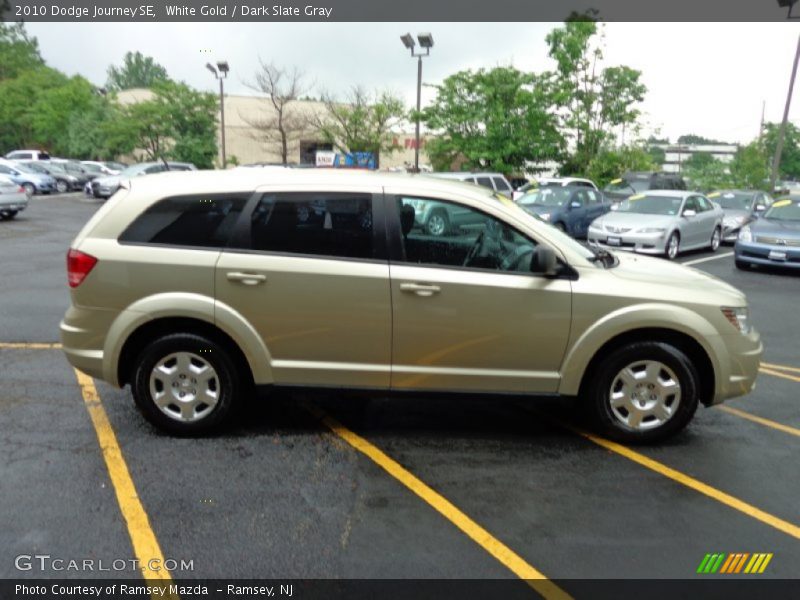 White Gold / Dark Slate Gray 2010 Dodge Journey SE
