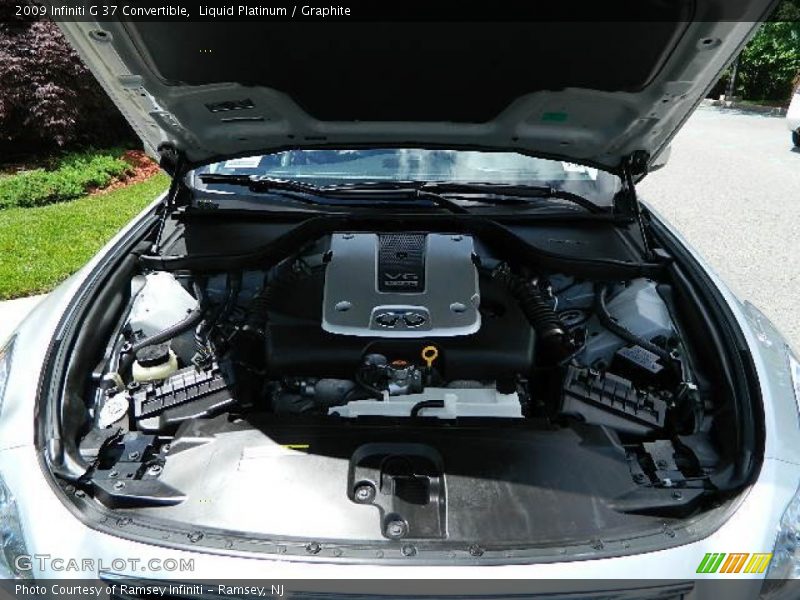 Liquid Platinum / Graphite 2009 Infiniti G 37 Convertible