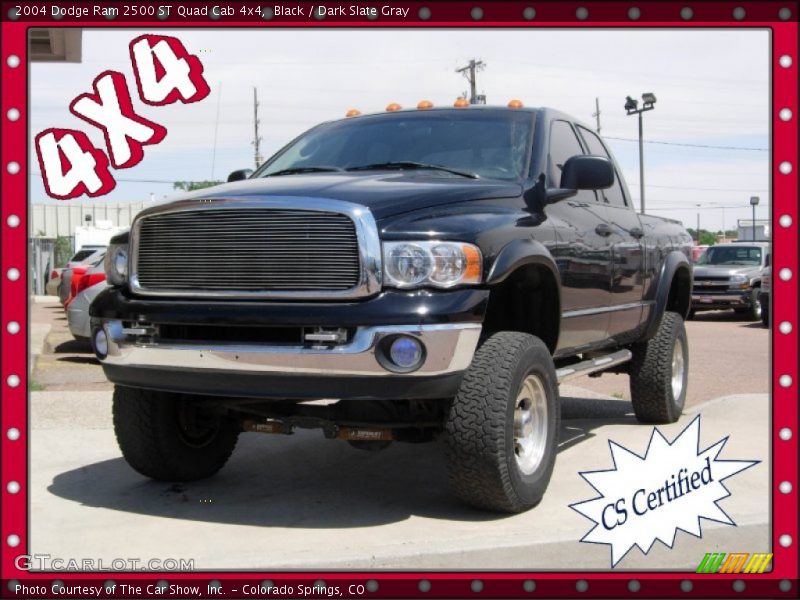 Black / Dark Slate Gray 2004 Dodge Ram 2500 ST Quad Cab 4x4