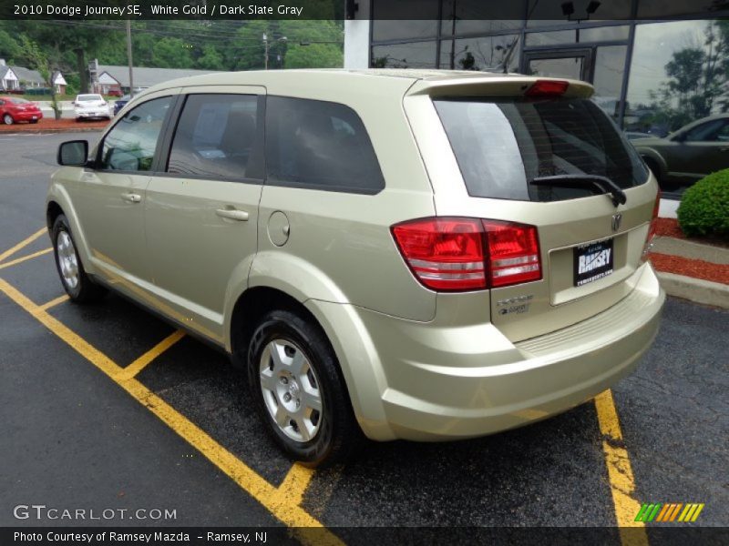White Gold / Dark Slate Gray 2010 Dodge Journey SE