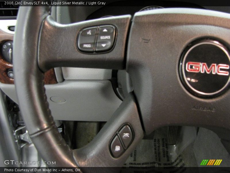 Liquid Silver Metallic / Light Gray 2008 GMC Envoy SLT 4x4