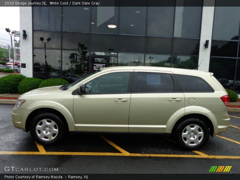 White Gold / Dark Slate Gray 2010 Dodge Journey SE