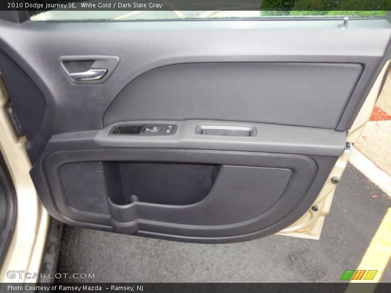 White Gold / Dark Slate Gray 2010 Dodge Journey SE