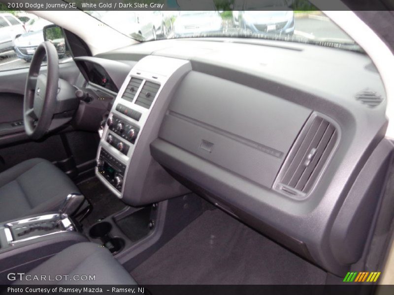 White Gold / Dark Slate Gray 2010 Dodge Journey SE