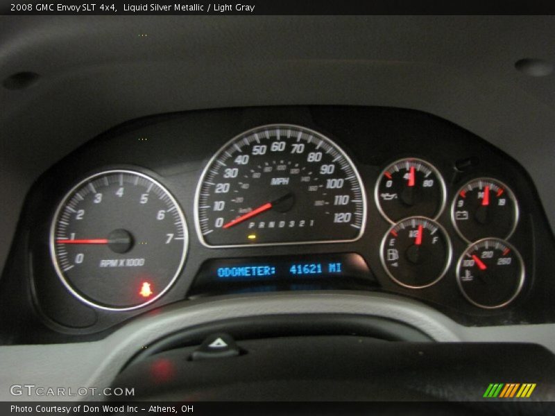 Liquid Silver Metallic / Light Gray 2008 GMC Envoy SLT 4x4