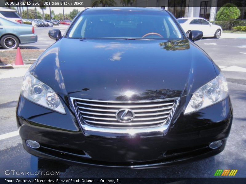 Obsidian Black / Black 2008 Lexus ES 350