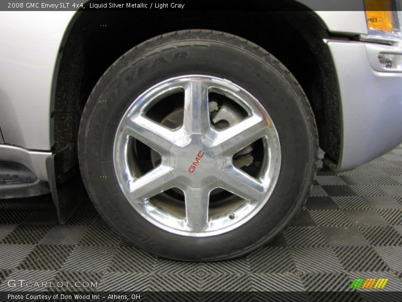 Liquid Silver Metallic / Light Gray 2008 GMC Envoy SLT 4x4