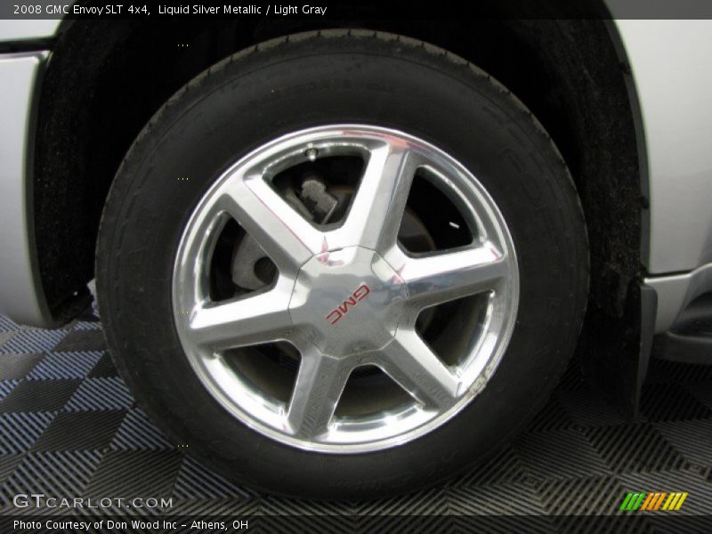 Liquid Silver Metallic / Light Gray 2008 GMC Envoy SLT 4x4