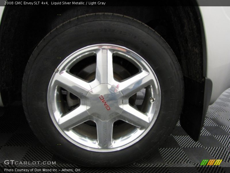 Liquid Silver Metallic / Light Gray 2008 GMC Envoy SLT 4x4