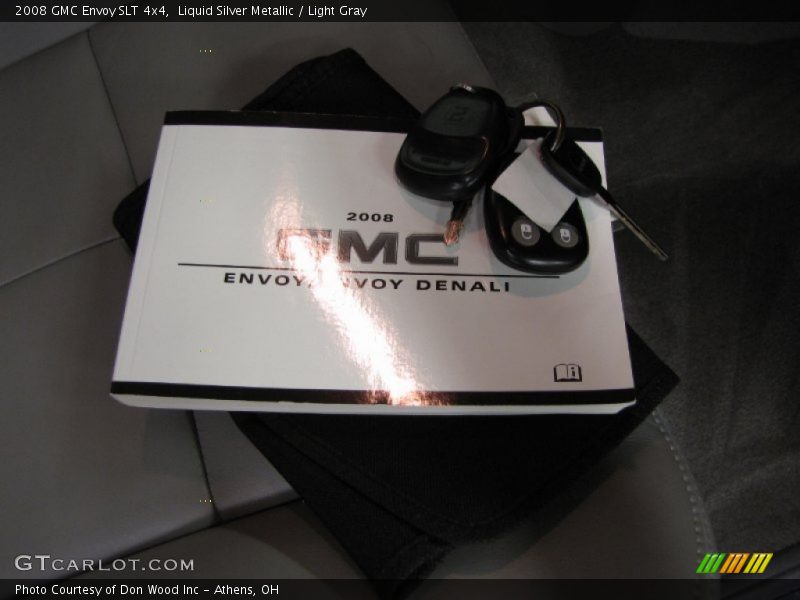 Liquid Silver Metallic / Light Gray 2008 GMC Envoy SLT 4x4
