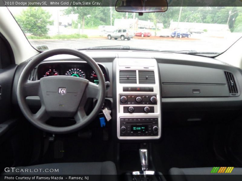 White Gold / Dark Slate Gray 2010 Dodge Journey SE