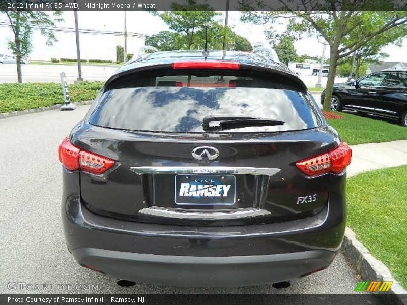Midnight Mocha / Wheat 2012 Infiniti FX 35 AWD
