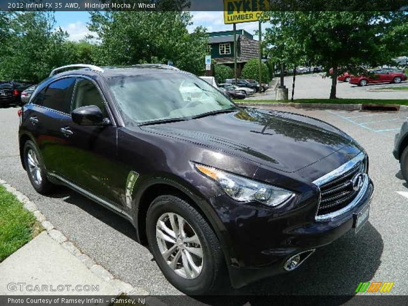 Midnight Mocha / Wheat 2012 Infiniti FX 35 AWD