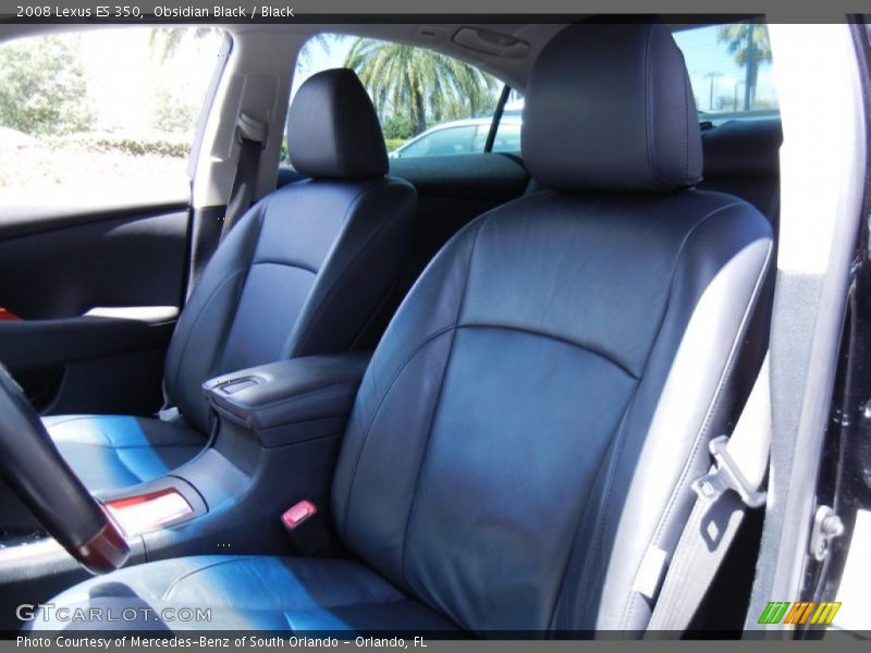 Obsidian Black / Black 2008 Lexus ES 350