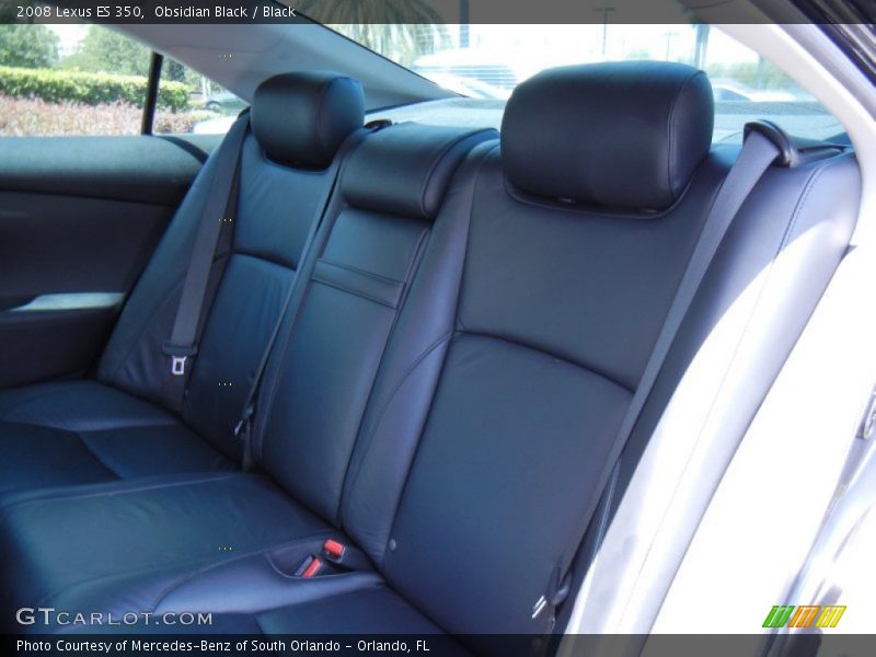 Obsidian Black / Black 2008 Lexus ES 350