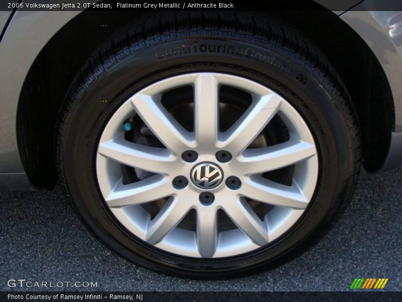 Platinum Grey Metallic / Anthracite Black 2006 Volkswagen Jetta 2.0T Sedan