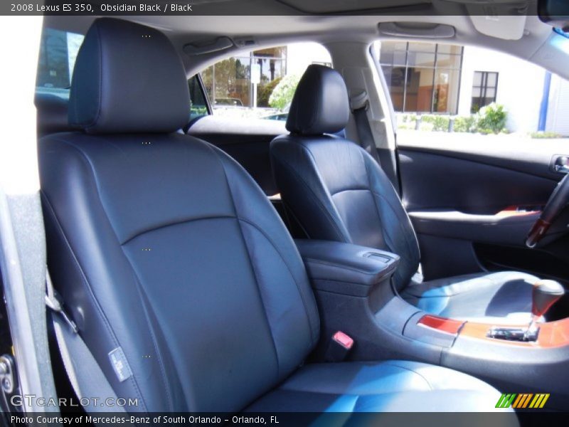 Obsidian Black / Black 2008 Lexus ES 350