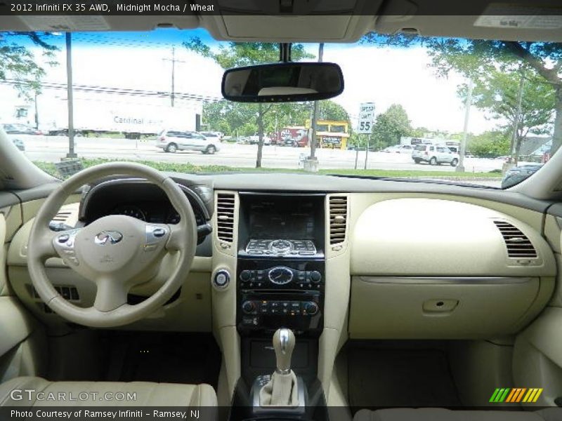Midnight Mocha / Wheat 2012 Infiniti FX 35 AWD