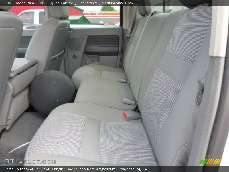 Rear Seat of 2007 Ram 2500 ST Quad Cab 4x4