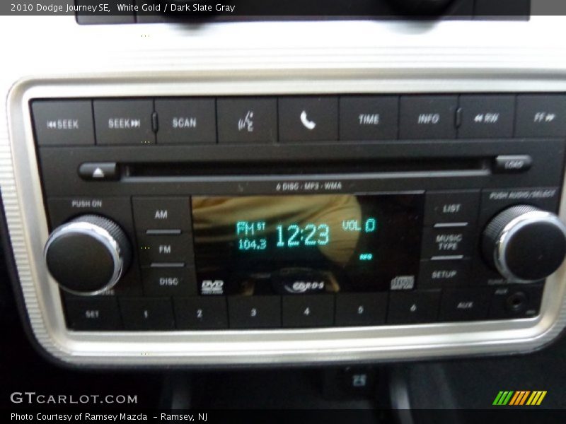White Gold / Dark Slate Gray 2010 Dodge Journey SE
