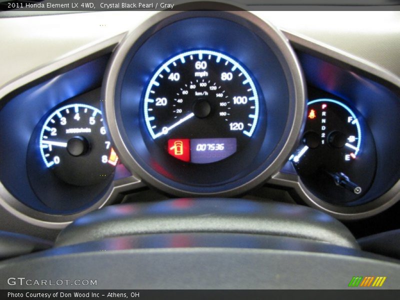 Crystal Black Pearl / Gray 2011 Honda Element LX 4WD