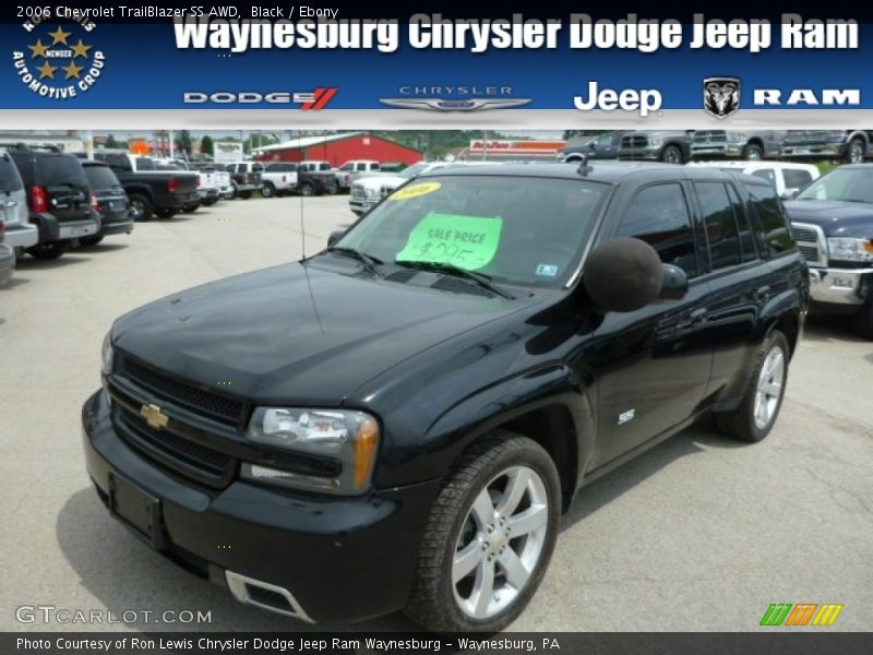Black / Ebony 2006 Chevrolet TrailBlazer SS AWD