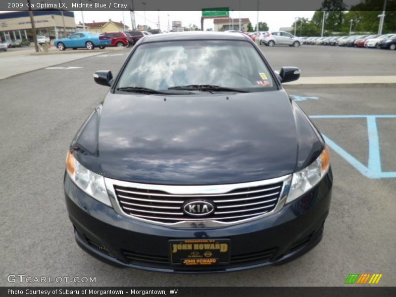 Midnite Blue / Gray 2009 Kia Optima LX