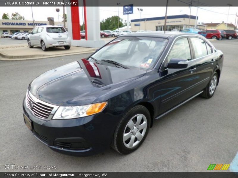 Midnite Blue / Gray 2009 Kia Optima LX