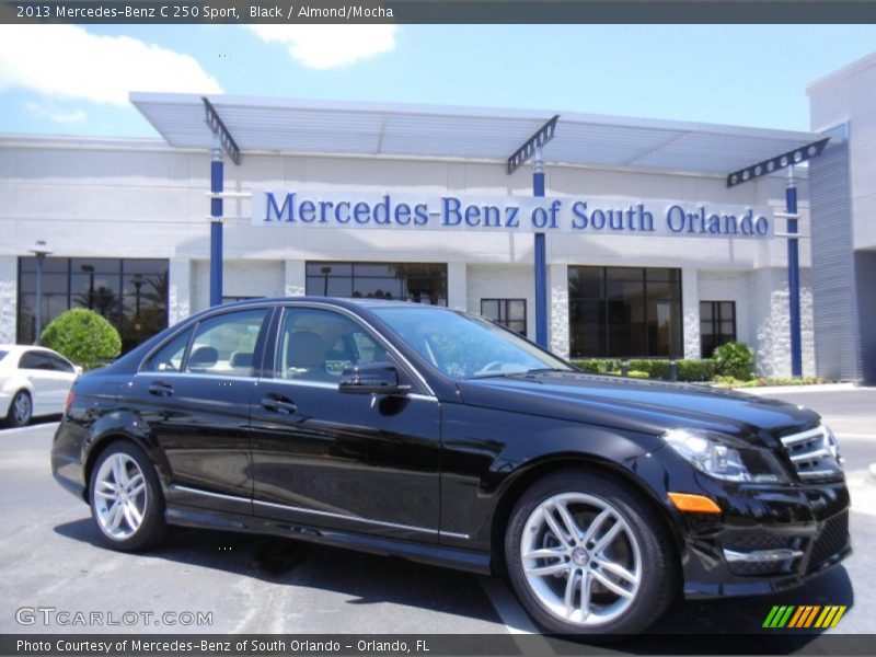 Black / Almond/Mocha 2013 Mercedes-Benz C 250 Sport