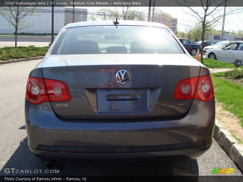 Platinum Grey Metallic / Anthracite Black 2006 Volkswagen Jetta 2.0T Sedan