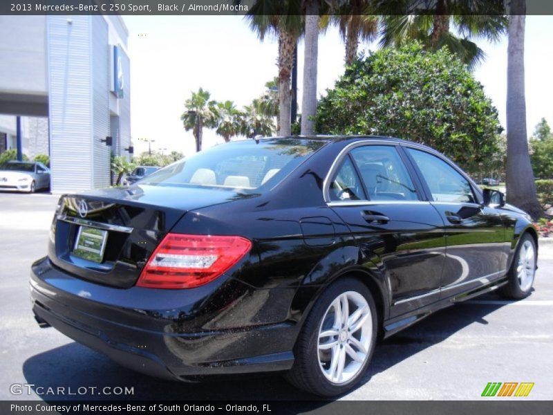 Black / Almond/Mocha 2013 Mercedes-Benz C 250 Sport