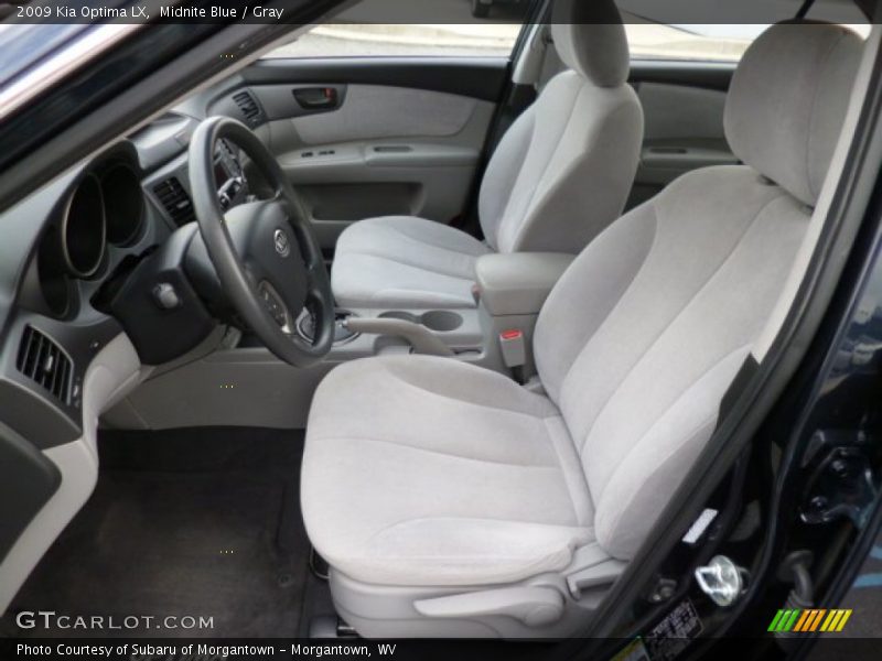 Midnite Blue / Gray 2009 Kia Optima LX