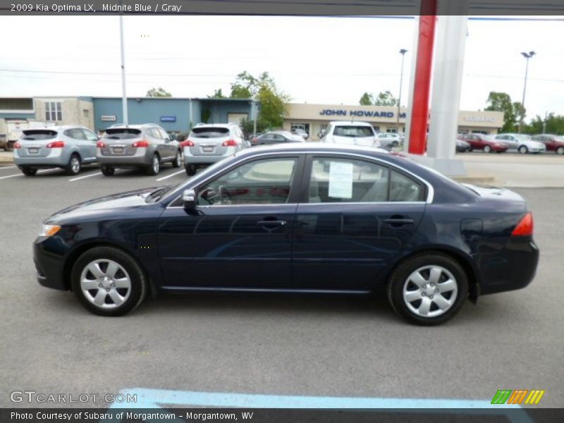 Midnite Blue / Gray 2009 Kia Optima LX