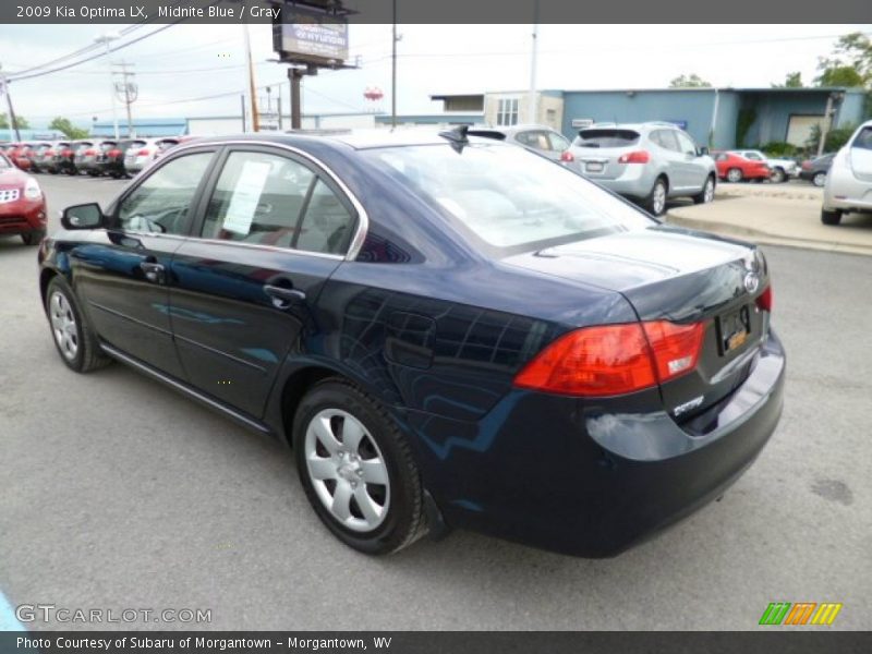 Midnite Blue / Gray 2009 Kia Optima LX