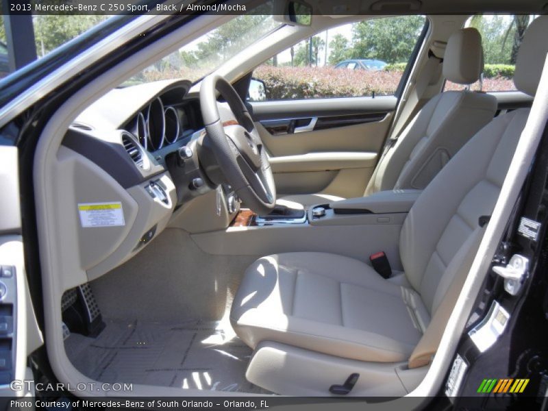 Black / Almond/Mocha 2013 Mercedes-Benz C 250 Sport