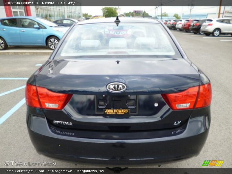 Midnite Blue / Gray 2009 Kia Optima LX