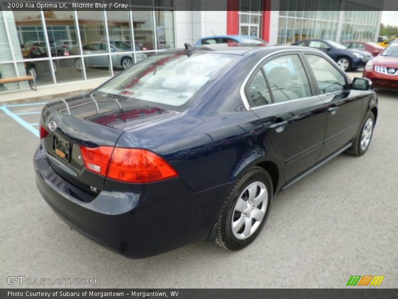 Midnite Blue / Gray 2009 Kia Optima LX