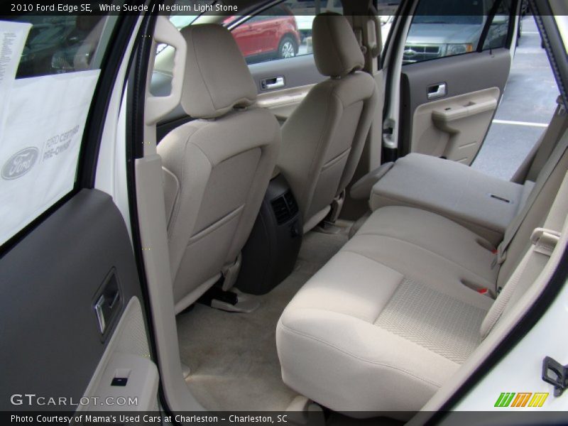 White Suede / Medium Light Stone 2010 Ford Edge SE