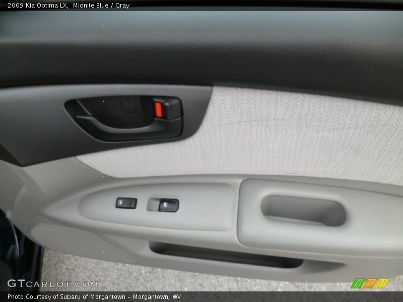 Midnite Blue / Gray 2009 Kia Optima LX