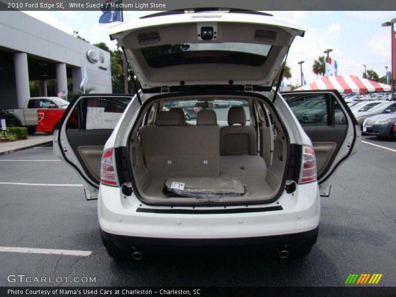 White Suede / Medium Light Stone 2010 Ford Edge SE