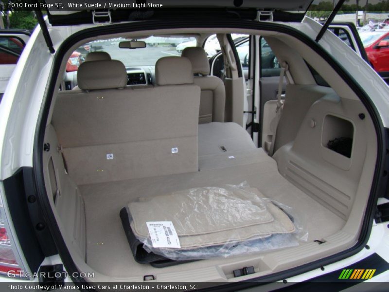 White Suede / Medium Light Stone 2010 Ford Edge SE