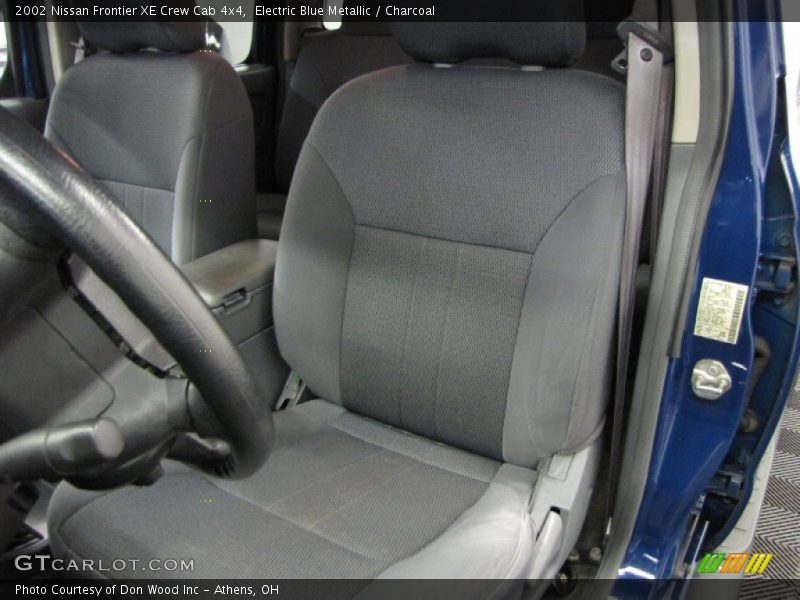 Electric Blue Metallic / Charcoal 2002 Nissan Frontier XE Crew Cab 4x4