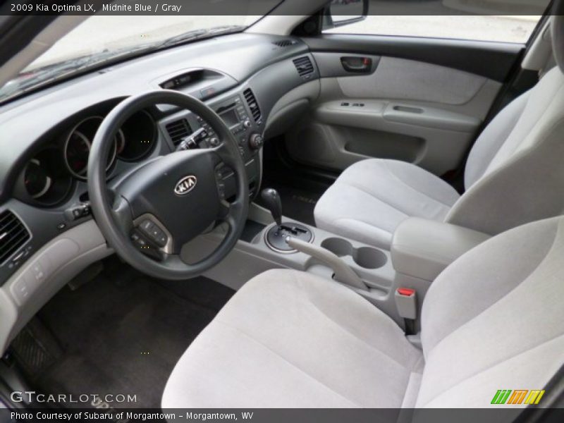 Midnite Blue / Gray 2009 Kia Optima LX