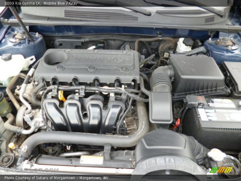 Midnite Blue / Gray 2009 Kia Optima LX